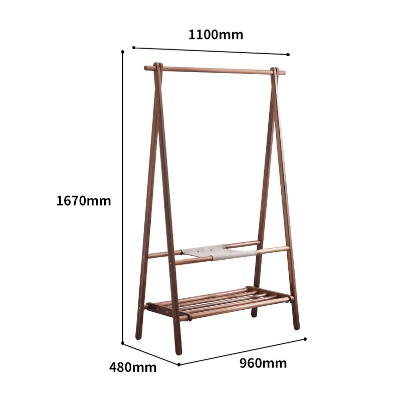 Nordic Wooden Garment Rack