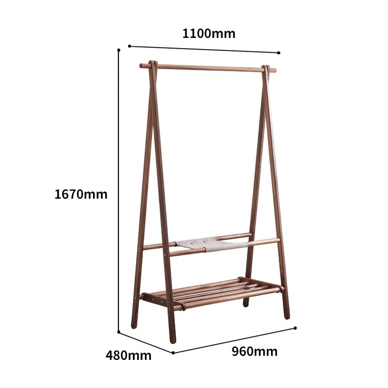 Nordic Wooden Garment Rack