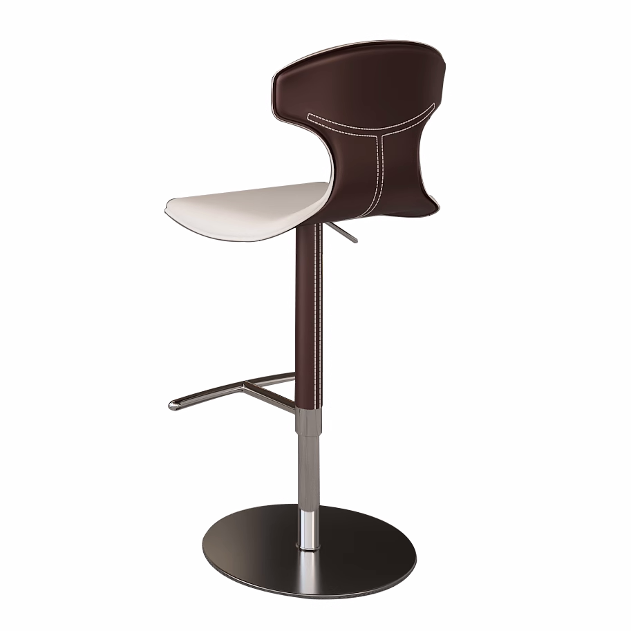 Vero Leather Bar Stool