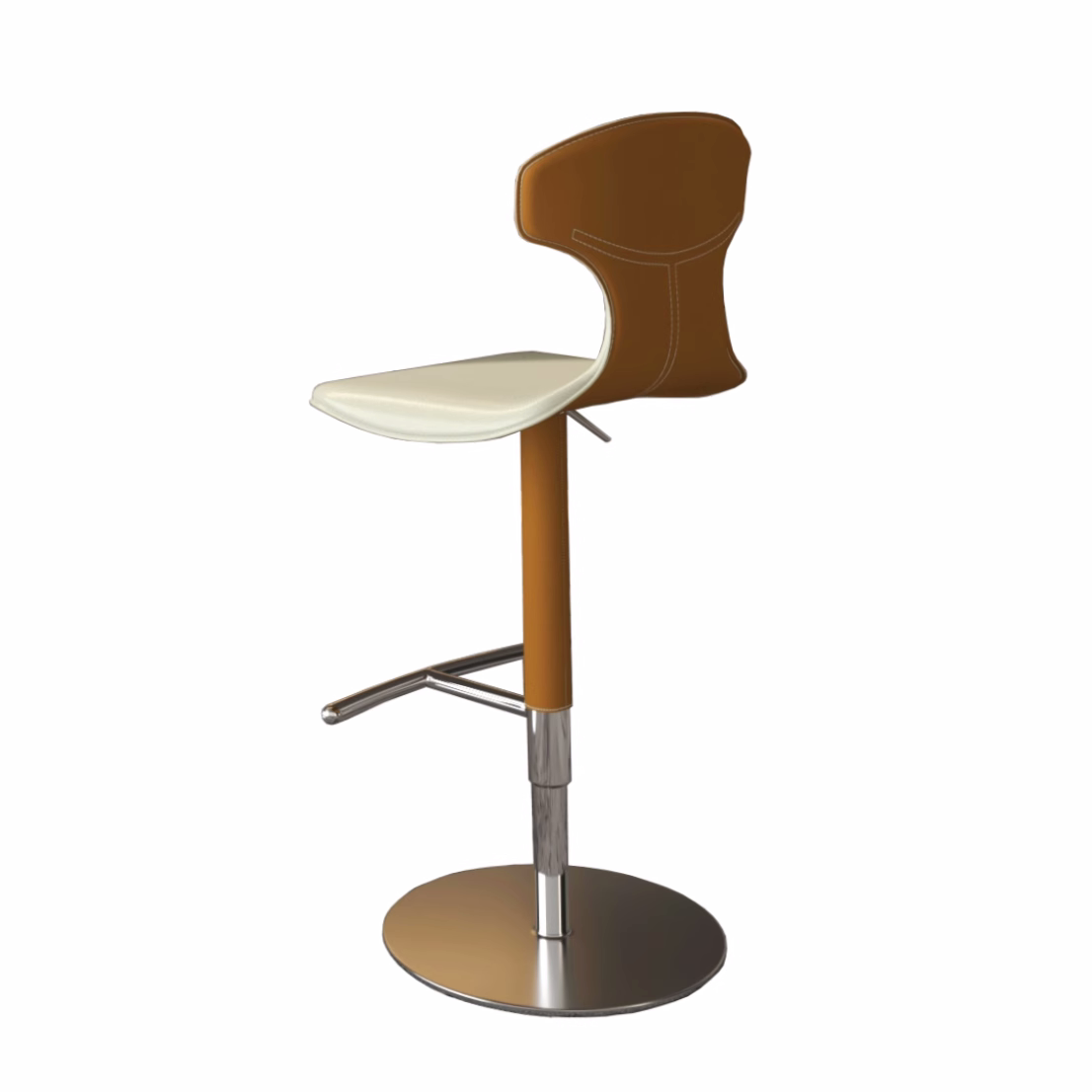 Vero Leather Bar Stool