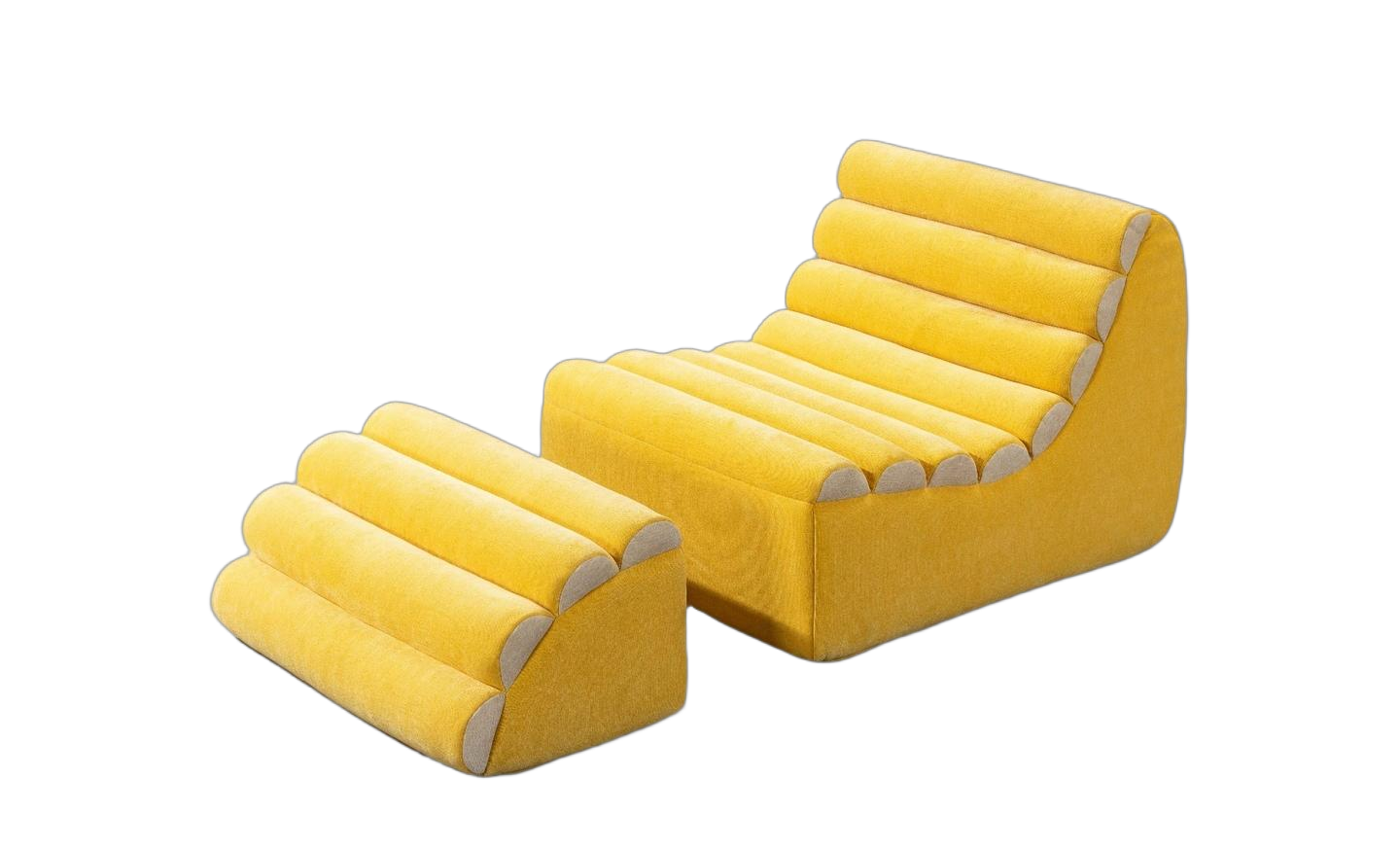 Ripple Lounge Fabric Chair