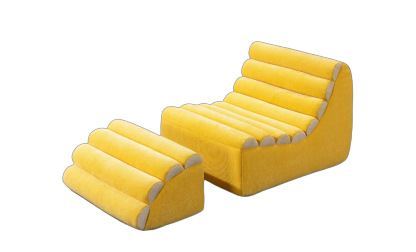 Ripple Lounge Fabric Chair