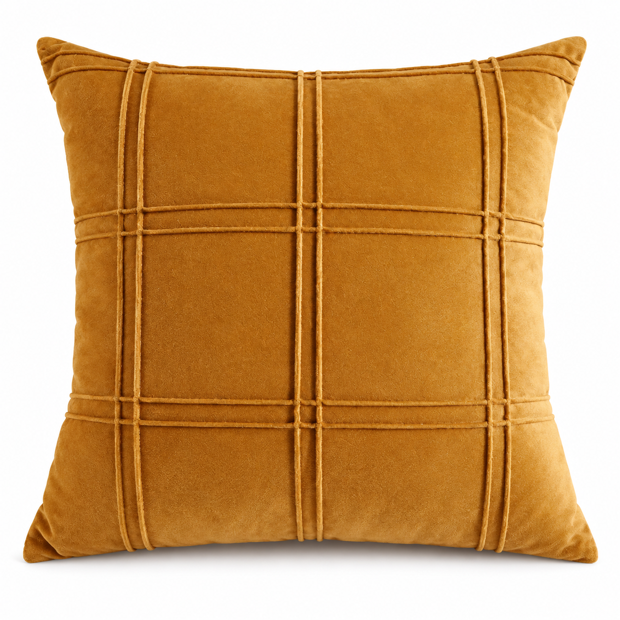 Grid Velvet Cushion
