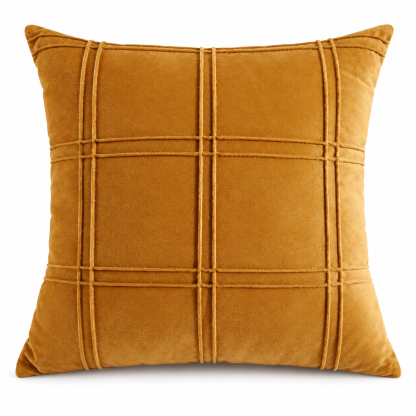 Grid Velvet Cushion