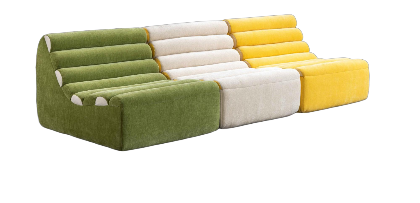 Ripple Lounge Fabric Chair