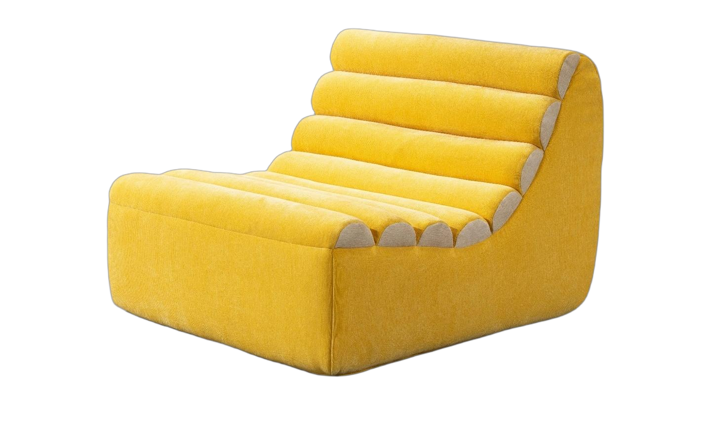 Ripple Lounge Fabric Chair