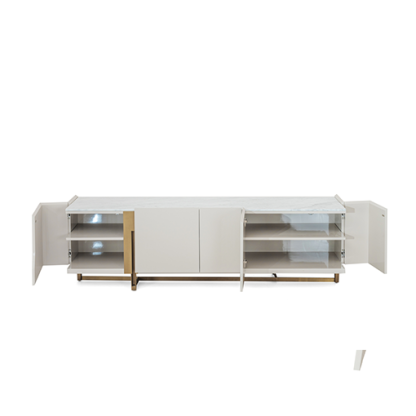 Aurelia Marble TV Entertainment Units