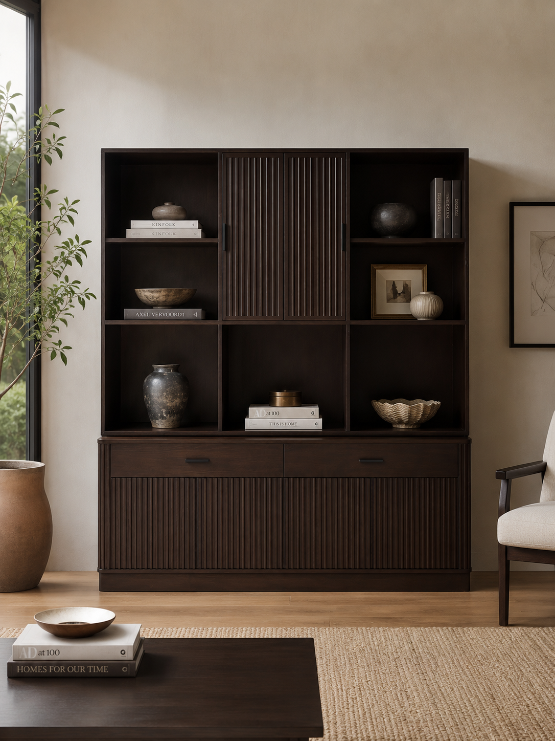 Ravello Display Bookcase