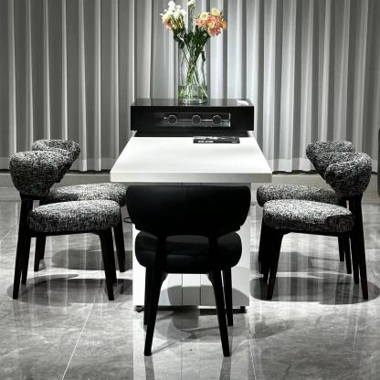 克洛蒂尔德餐椅  布艺