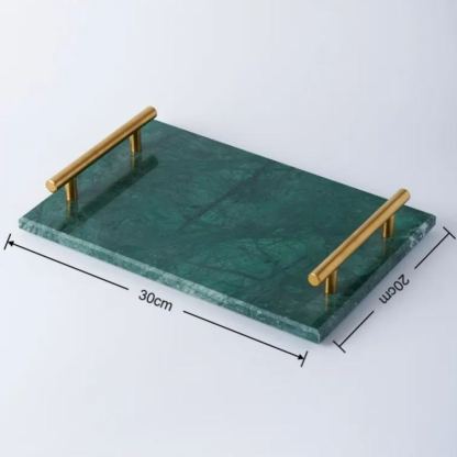 翡翠绿托盘