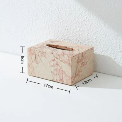 大理石纸巾盒
