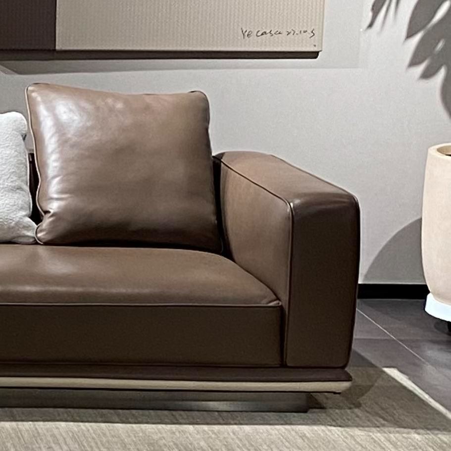 地平线沙发棕色