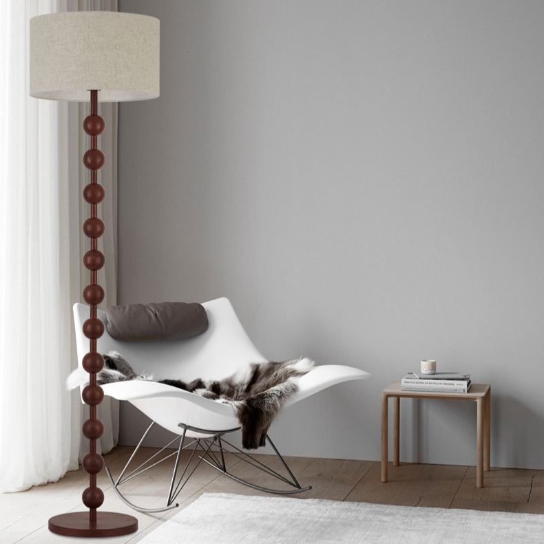 Walnut Floor Lamp