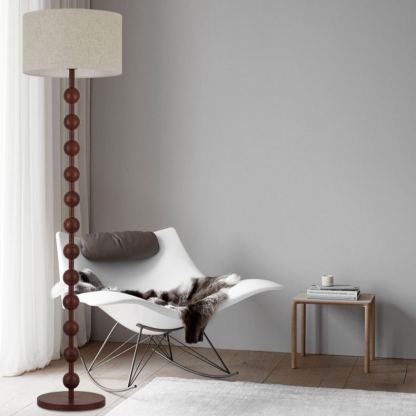 Walnut Floor Lamp