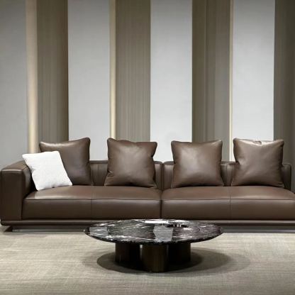 地平线沙发棕色