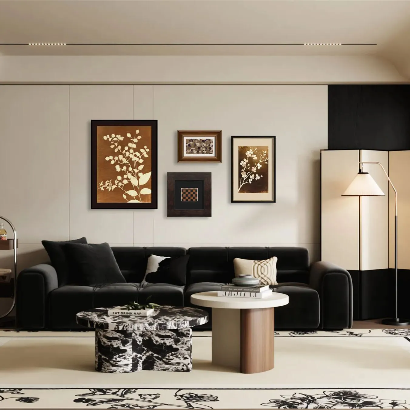 Shadow Form Framed Print B