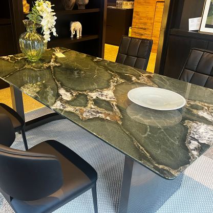 Larun Green Dining Table