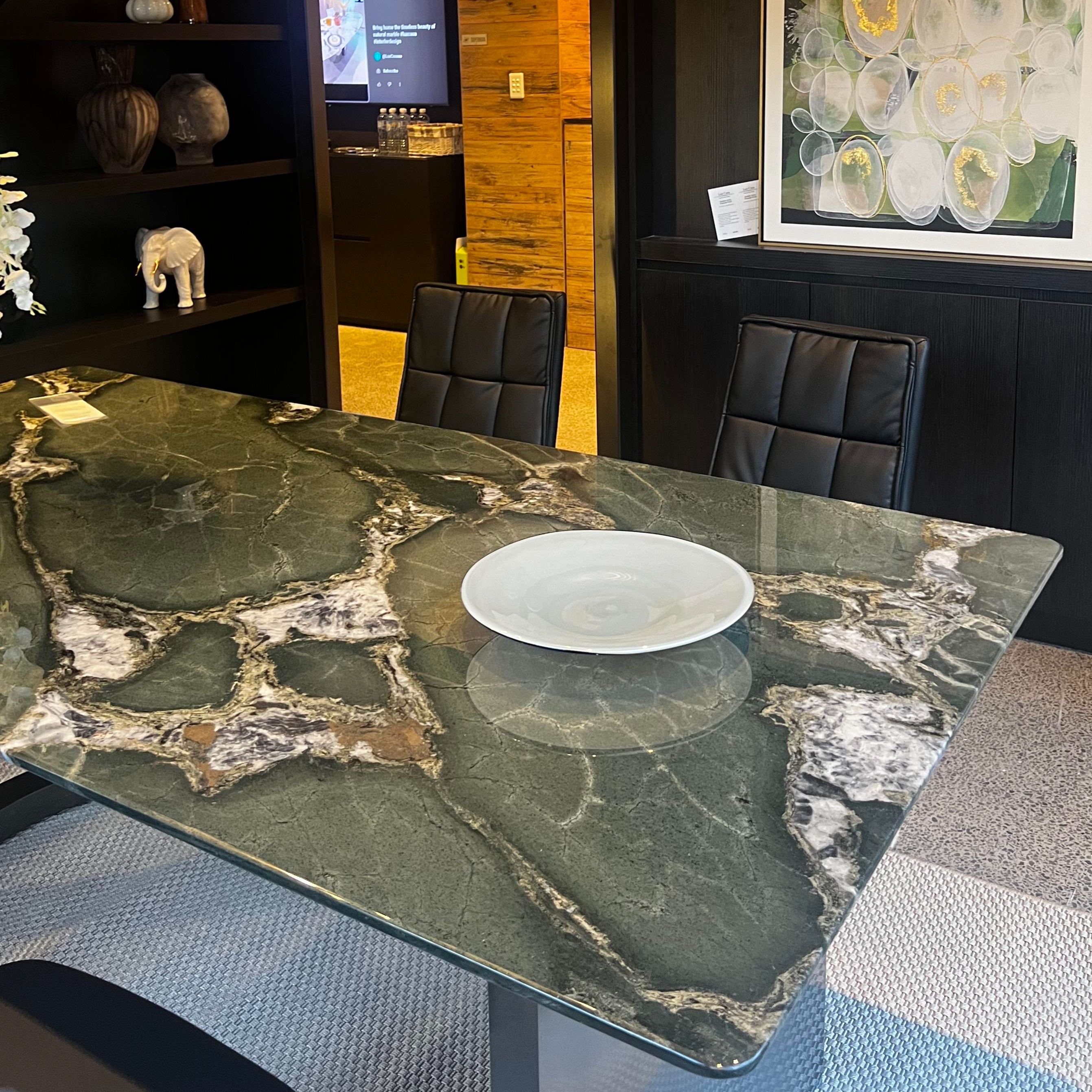 Larun Green Dining Table