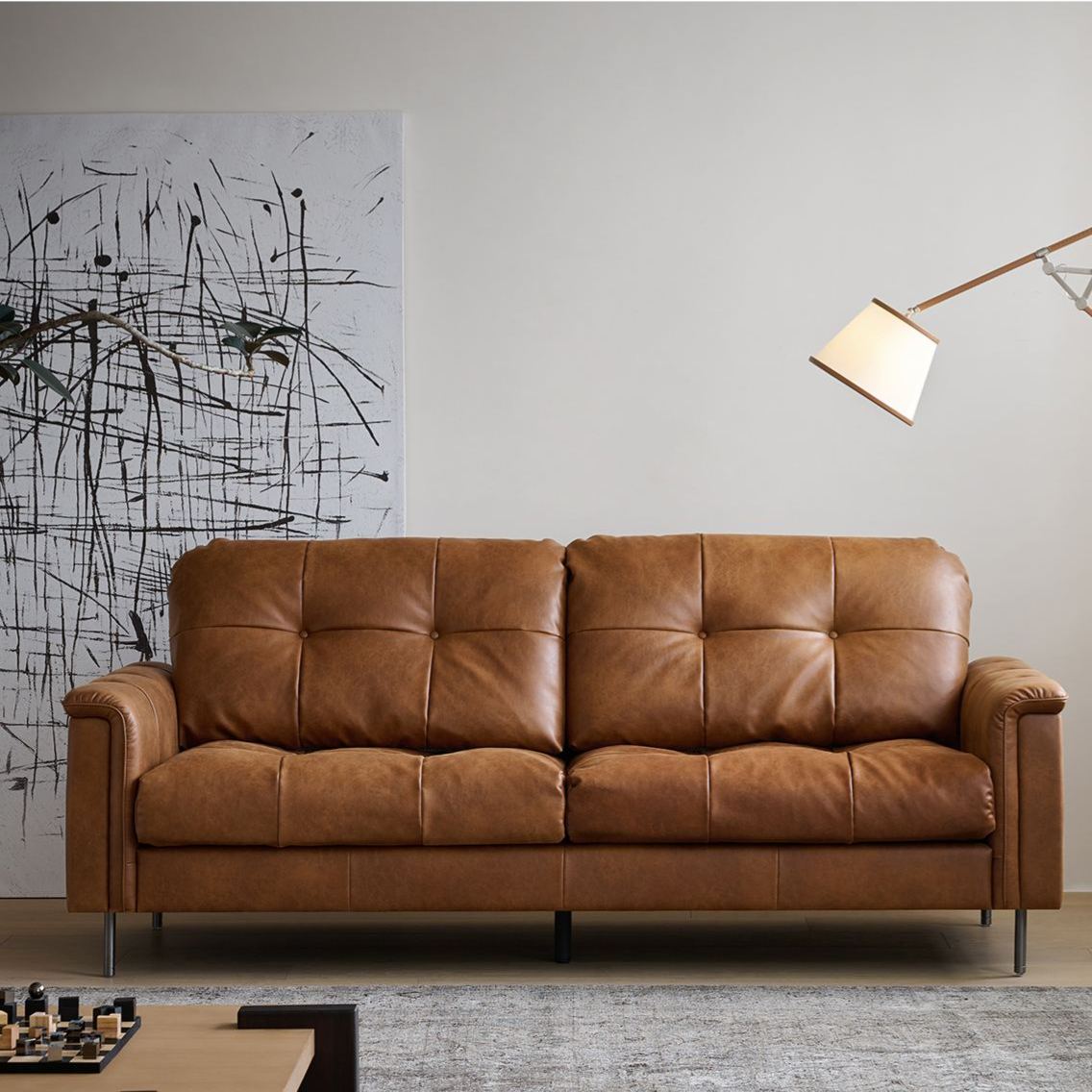 Timberline Leather Sofa