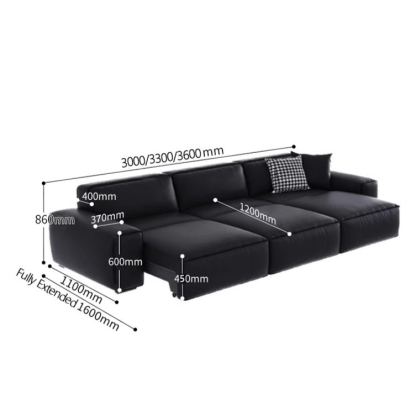 Obsidian Power Sofa
