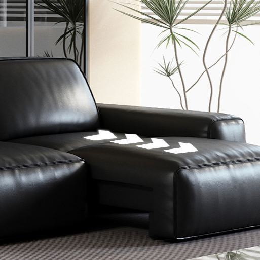 Obsidian Power Sofa