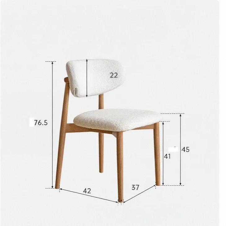 Tasman Dining Chair - Faux Shearling