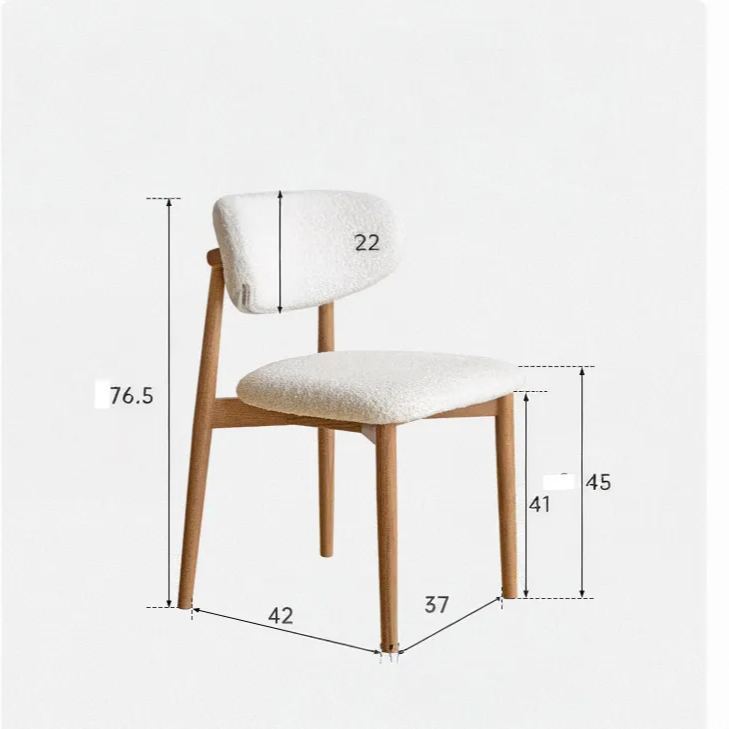 Tasman Dining Chair - Faux Shearling