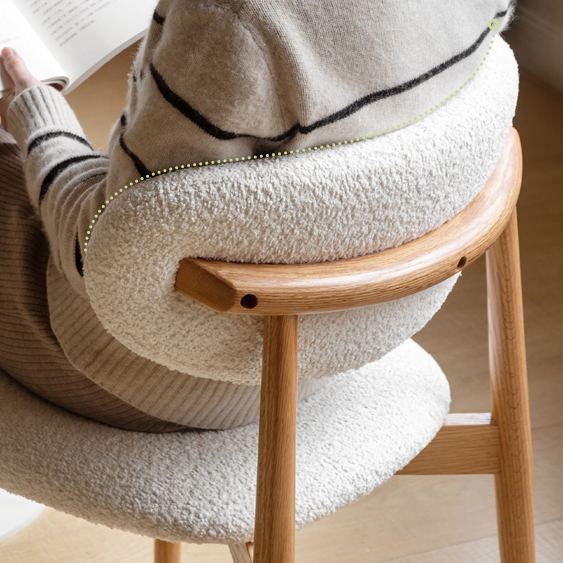 Tasman Dining Chair - Faux Shearling