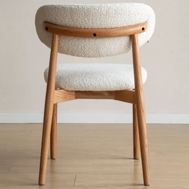 Tasman Dining Chair - Faux Shearling