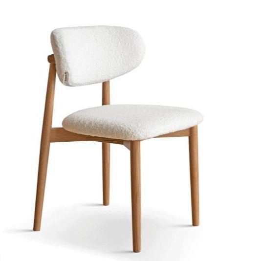 Tasman Dining Chair - Faux Shearling
