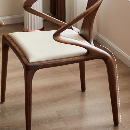 Flow Walnut Dining Chair