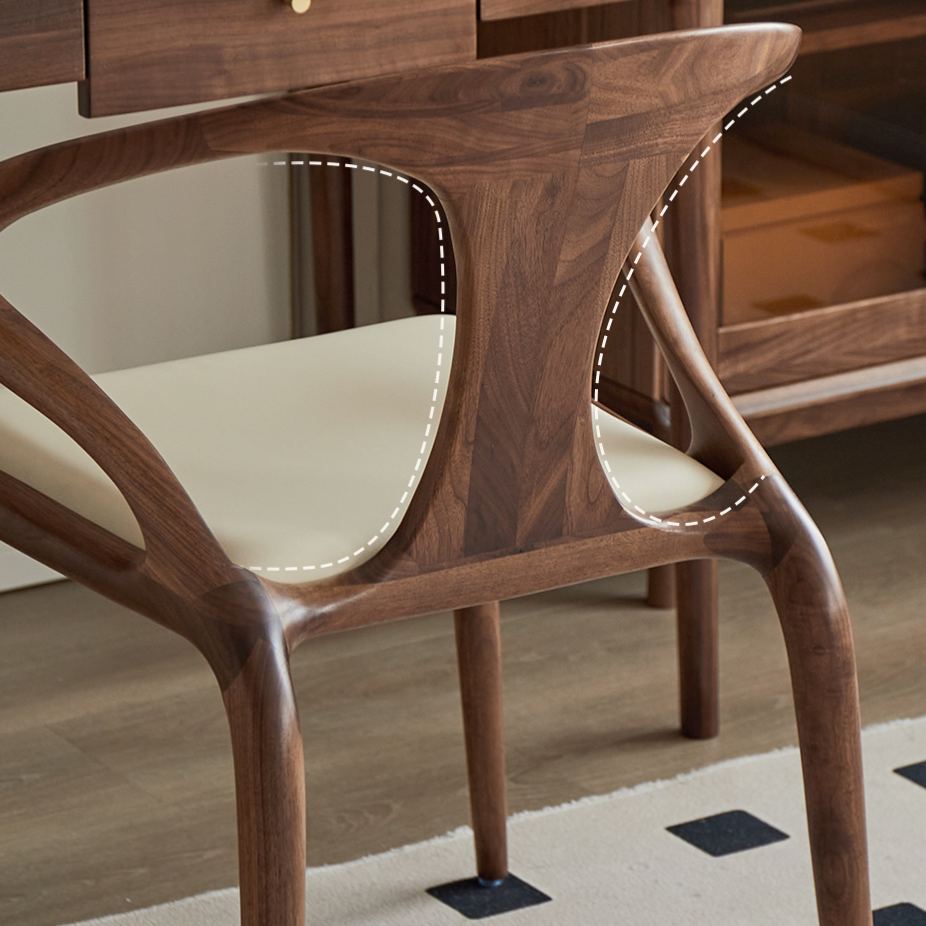 Flow Walnut Dining Chair