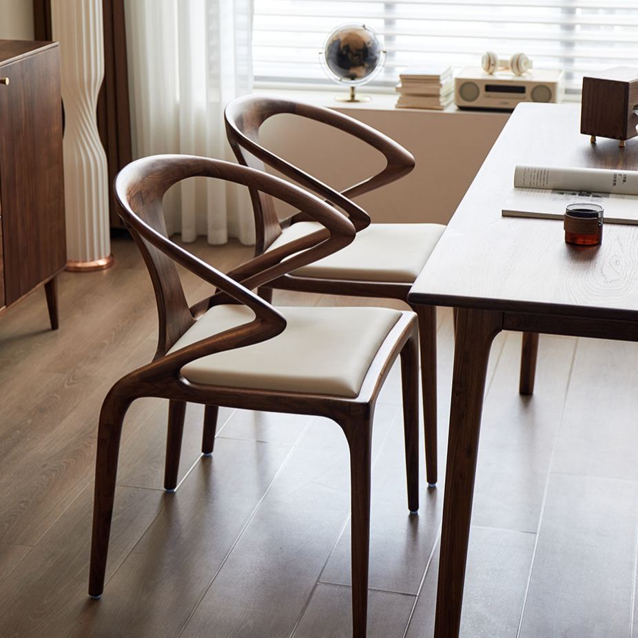 Flow Walnut Dining Chair