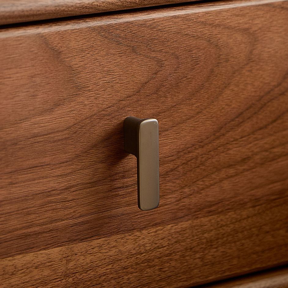 Luna Walnut Bedside Table