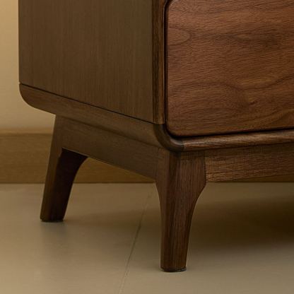 Luna Walnut Bedside Table