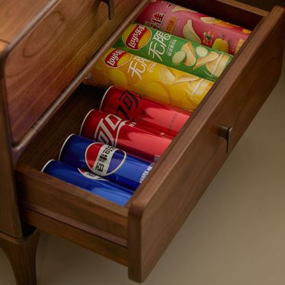 Luna Walnut Bedside Table