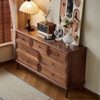 Hamilton Walnut Seven-Drawer Cabinet