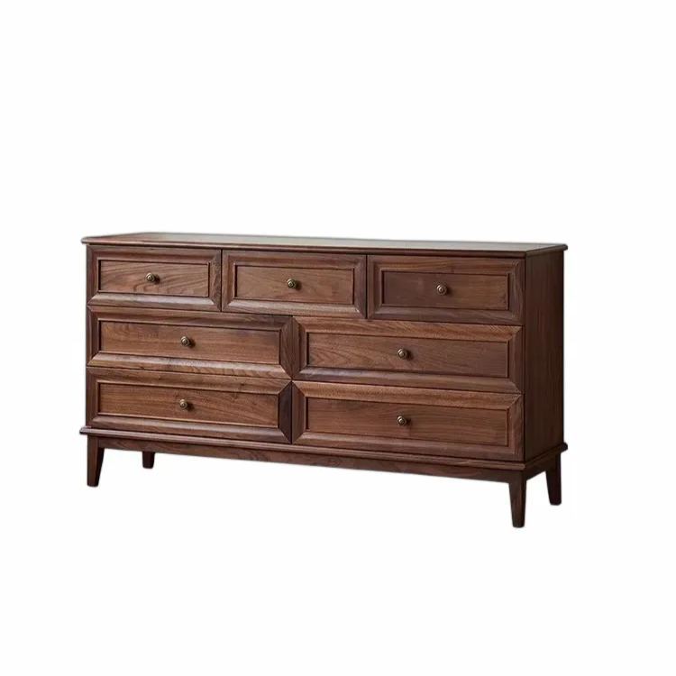 Hamilton Walnut Seven-Drawer Cabinet