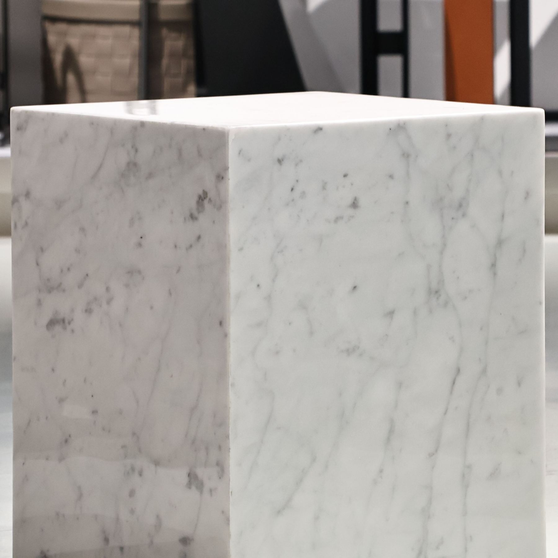 Alabaster Natural Marble Sidetable