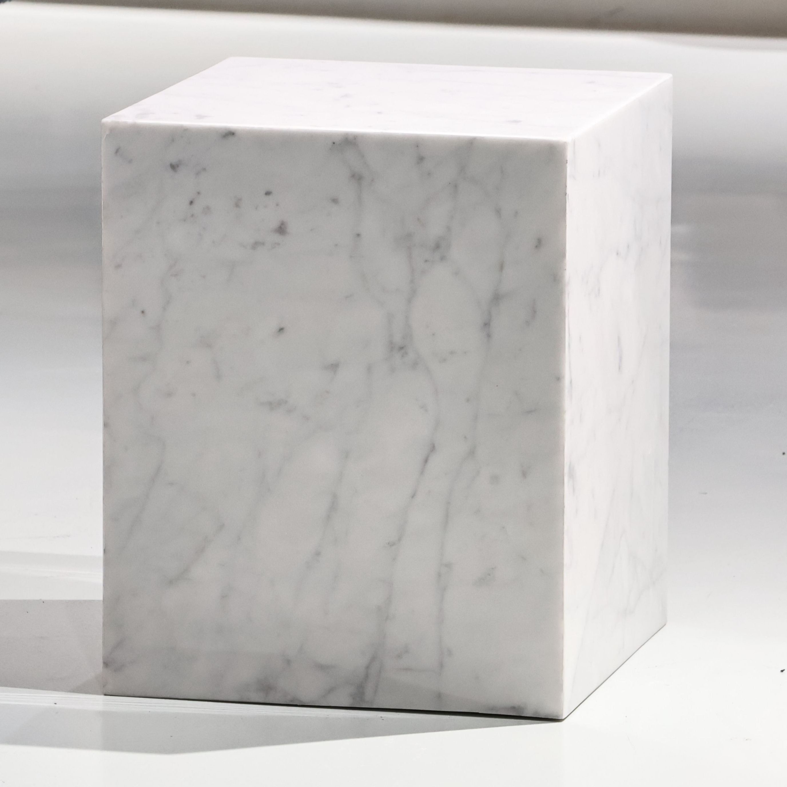 Alabaster Natural Marble Sidetable