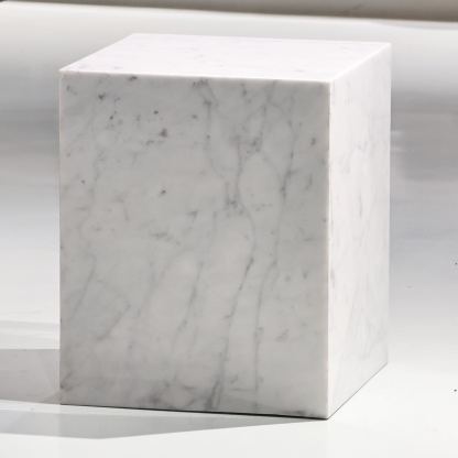 Alabaster Natural Marble Sidetable