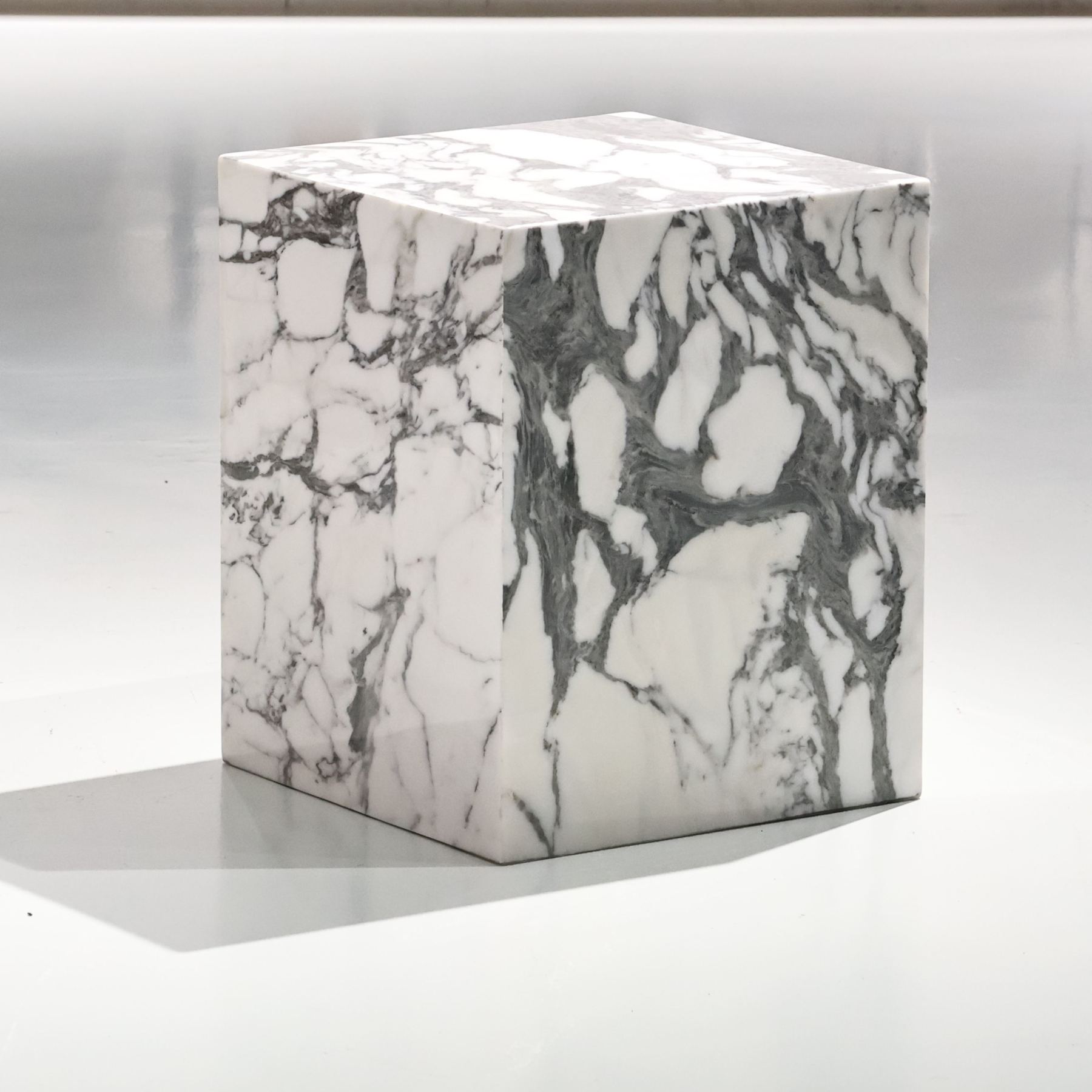 Alabaster Natural Marble Sidetable