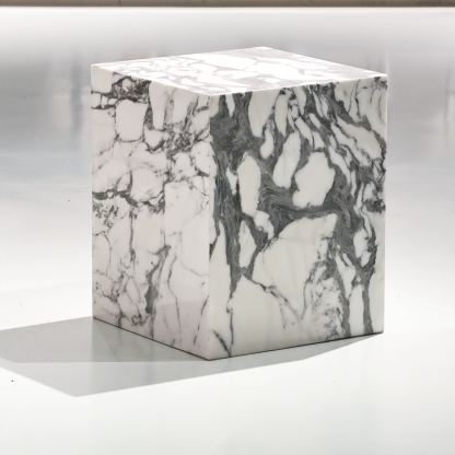 Alabaster Natural Marble Sidetable