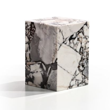Alabaster Natural Marble Sidetable
