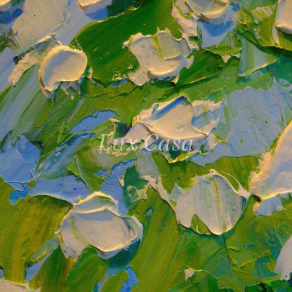 100% Hand-painted 3D Canvas - Forest