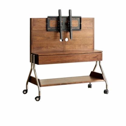 AeroMove Walnut TV Stand