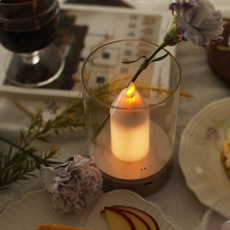 Aurora Glow Candle Lamp