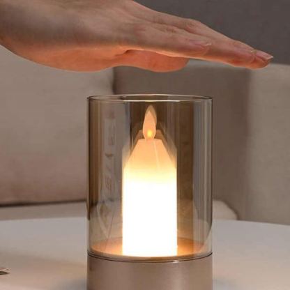 Aurora Glow Candle Lamp
