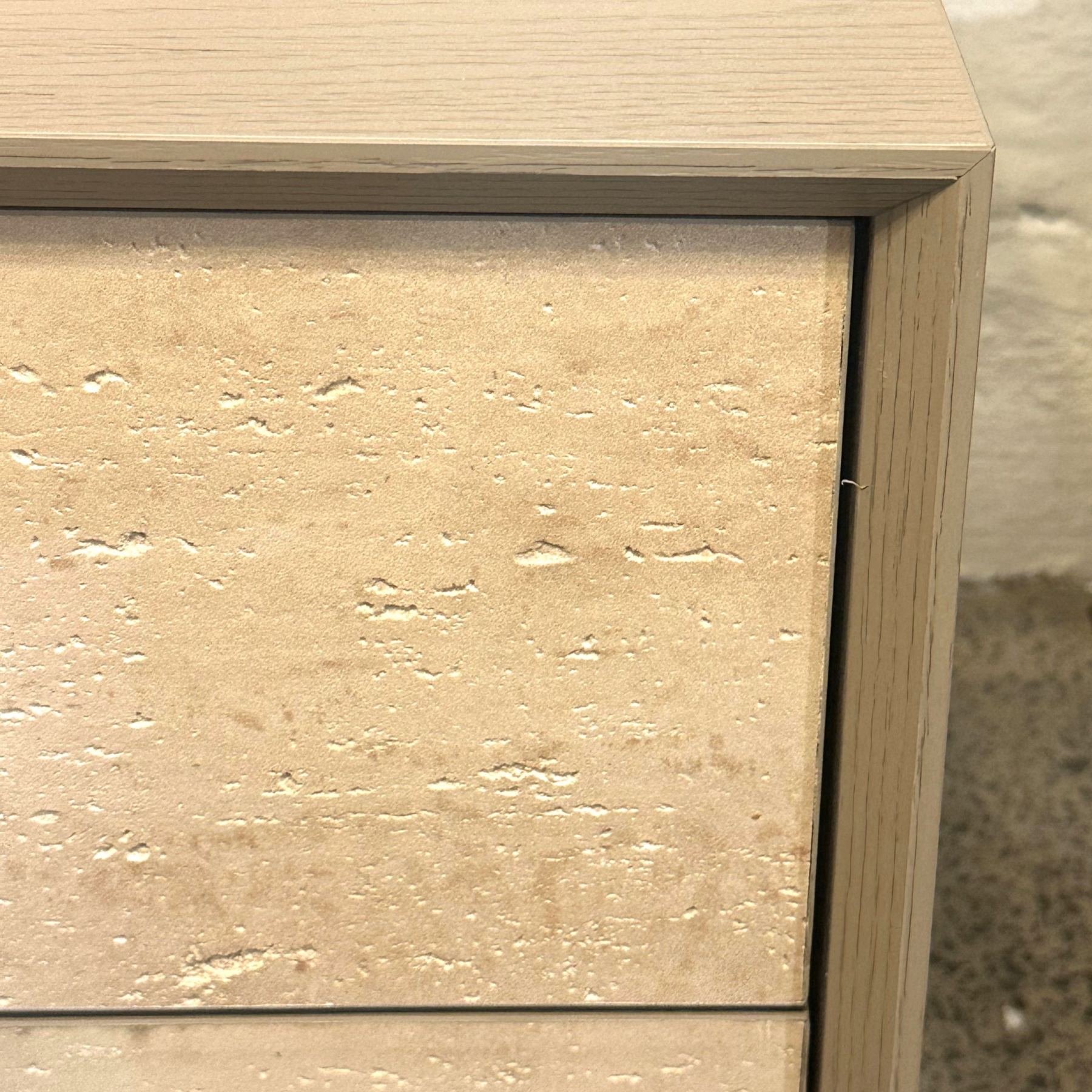 Travertine Essence Bedside Table