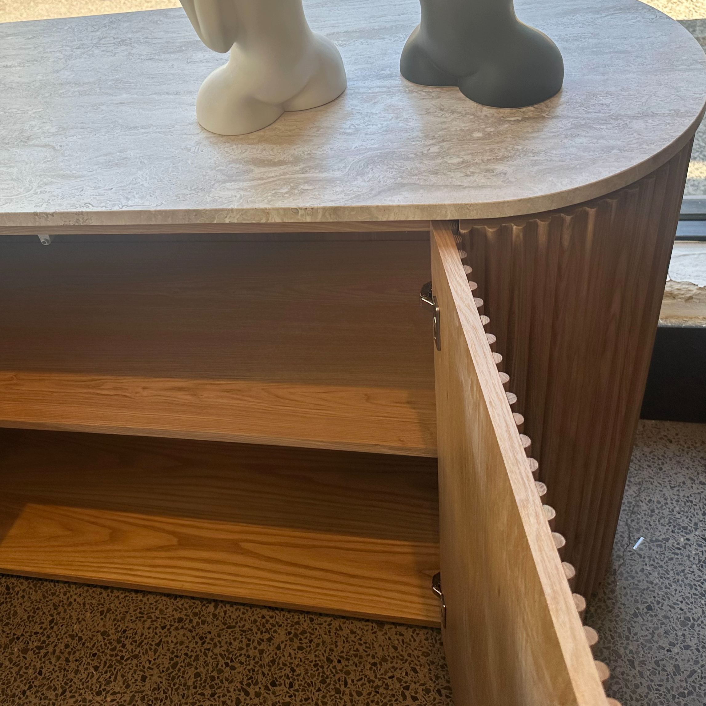 Aurora Fluted Cabinet